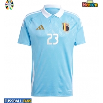 Belgien Arthur Vermeeren #23 Auswärtstrikot EM 2024 Kurzarm